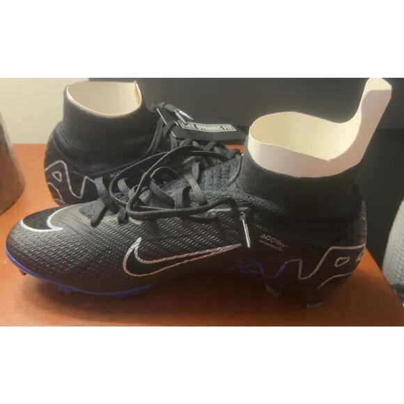 NWT Nike Zoom Mercurial Superfly 9 Pro FG Soccer Cleats Black DJ5598-040 Size 7 - Picture 6 of 10